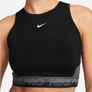 Nike Black High-Neck Sports Bra